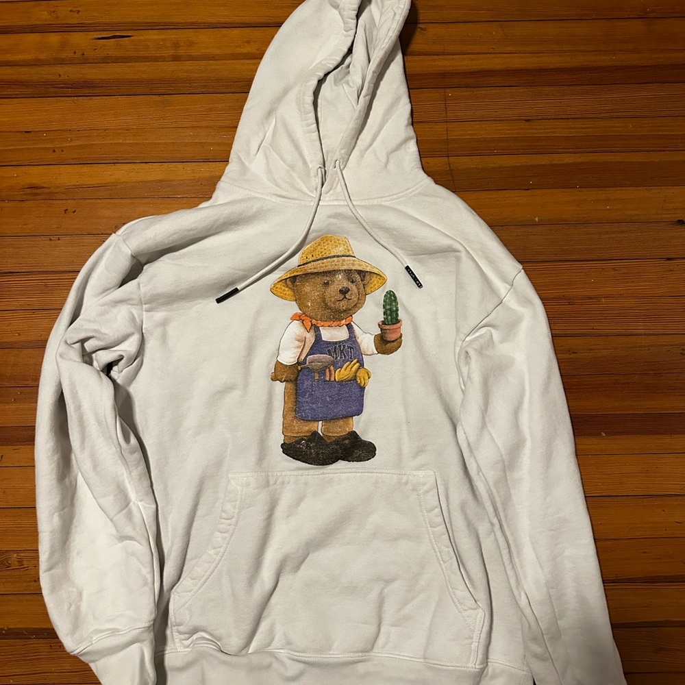Botanical Bear Hoodie by Chinatown market (L)
